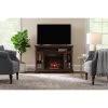 Home Decorators Collection Canteridge 47 in. Media Console Electric Fireplace for TVs up to 55 in. in Simply Brown -Flora Home Decorators Soldes simply brown home decorators collection fireplace tv stands 147519 a 64 1000