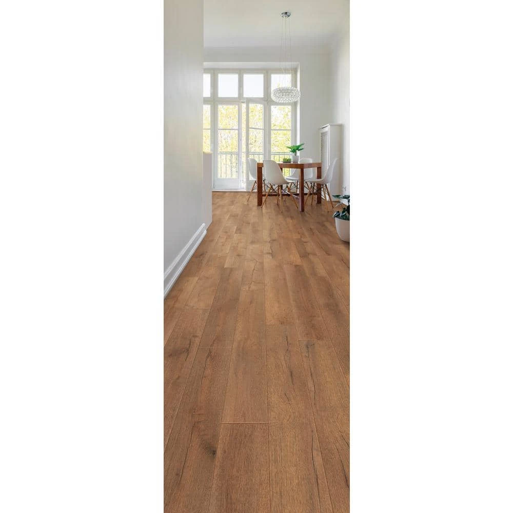 Home Decorators Collection Skaggs Island Oak 12 mm T x 7.56 in. W Waterproof Laminate Wood Flooring (15.95 sq. ft./Case) 4 Home Decorators Collection Skaggs Island Oak 12 mm T x 7.56 in. W Waterproof Laminate Wood Flooring (15.95 sq. ft./Case) - Image 2
