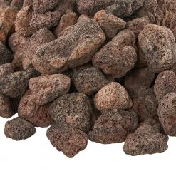 Home Decorators Collection 34 in. x 24 in. Envirostone Propane Gas Brown Fire Pit with Lava Rocks -Flora Home Decorators Soldes slate home decorators collection gas fire pits 52469 66 1000