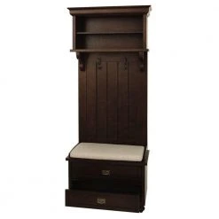 Home Decorators Collection Vernon Smokey Brown 32" W Hall Tree 17 Home Decorators Collection Vernon Smokey Brown 32" W Hall Tree -Flora Home Decorators Soldes smokey brown home decorators collection hall trees 7474310820 fa 1000