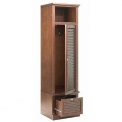 Home Decorators Collection Shutter Modular Smokey Brown Open Right Locker (74 in. H x 20 in. W x 18 in. D) -Flora Home Decorators Soldes smoky brown home decorators collection lockers 9458910820 4f 1000