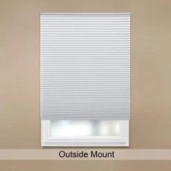 Home Decorators Collection Snow Drift Cordless Light Filtering Cellular Shade - 72.375 in. W x 64 in. L -Flora Home Decorators Soldes snow drift home decorators collection cellular shades 10793478833610 77 1000