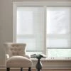 Home Decorators Collection Snow Drift Cordless Light Filtering Cellular Shade - 72.375 in. W x 72 in. L -Flora Home Decorators Soldes snow drift home decorators collection cellular shades 10793478833627 64 1000