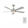 Home Decorators Collection Hanlon 52 in. Integrated LED Indoor/Outdoor Stainless Steel Ceiling Fan with Light Kit and Wall Control 1 Home Decorators Collection Hanlon 52 in. Integrated LED Indoor/Outdoor Stainless Steel Ceiling Fan with Light Kit and Wall Control -Flora Home Decorators Soldes stainless steel home decorators collection ceiling fans with lights yg533 sst bn 64 1000