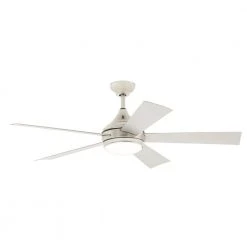 Home Decorators Collection Hanlon 52 in. Integrated LED Indoor/Outdoor Stainless Steel Ceiling Fan with Light Kit and Wall Control -Flora Home Decorators Soldes stainless steel home decorators collection ceiling fans with lights yg533 sst bn c3 1000