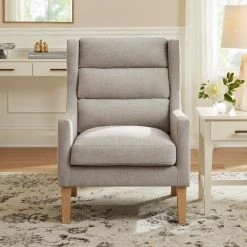 Home Decorators Collection Latham Stone Gray Upholstered Accent Chair -Flora Home Decorators Soldes stone gray home decorators collection accent chairs 167 40 1000