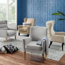 Home Decorators Collection Latham Stone Gray Upholstered Accent Chair -Flora Home Decorators Soldes stone gray home decorators collection accent chairs 167 66 1000