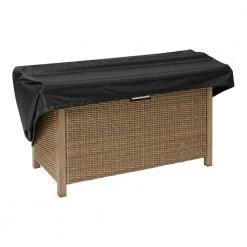 Home Decorators Collection Anaheim 49 in. x 25 in. Aluminum and Stainless Steel Tan Gas Fire Pit with Wood-Look tile Top -Flora Home Decorators Soldes tan home decorators collection gas fire pits 2388fp 2 1d 1000