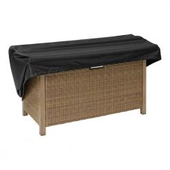 Home Decorators Collection Anaheim 49 in. x 25 in. Aluminum and Stainless Steel Tan Gas Fire Pit with Wood-Look tile Top -Flora Home Decorators Soldes tan home decorators collection gas fire pits 2388fp 2 1f 1000