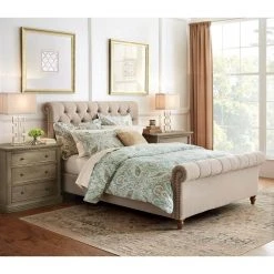 Home Decorators Collection Taupe Solid Back Tab Room Darkening Curtain - 50 in. W x 95 in. L -Flora Home Decorators Soldes taupe home decorators collection room darkening curtains 1624010 40 1000