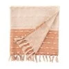 Home Decorators Collection Terracotta Border Stripe Turkish Cotton Woven Throw Blanket with Fringe 1 Home Decorators Collection Terracotta Border Stripe Turkish Cotton Woven Throw Blanket with Fringe -Flora Home Decorators Soldes terracotta home decorators collection throw blankets pnp 64 1000