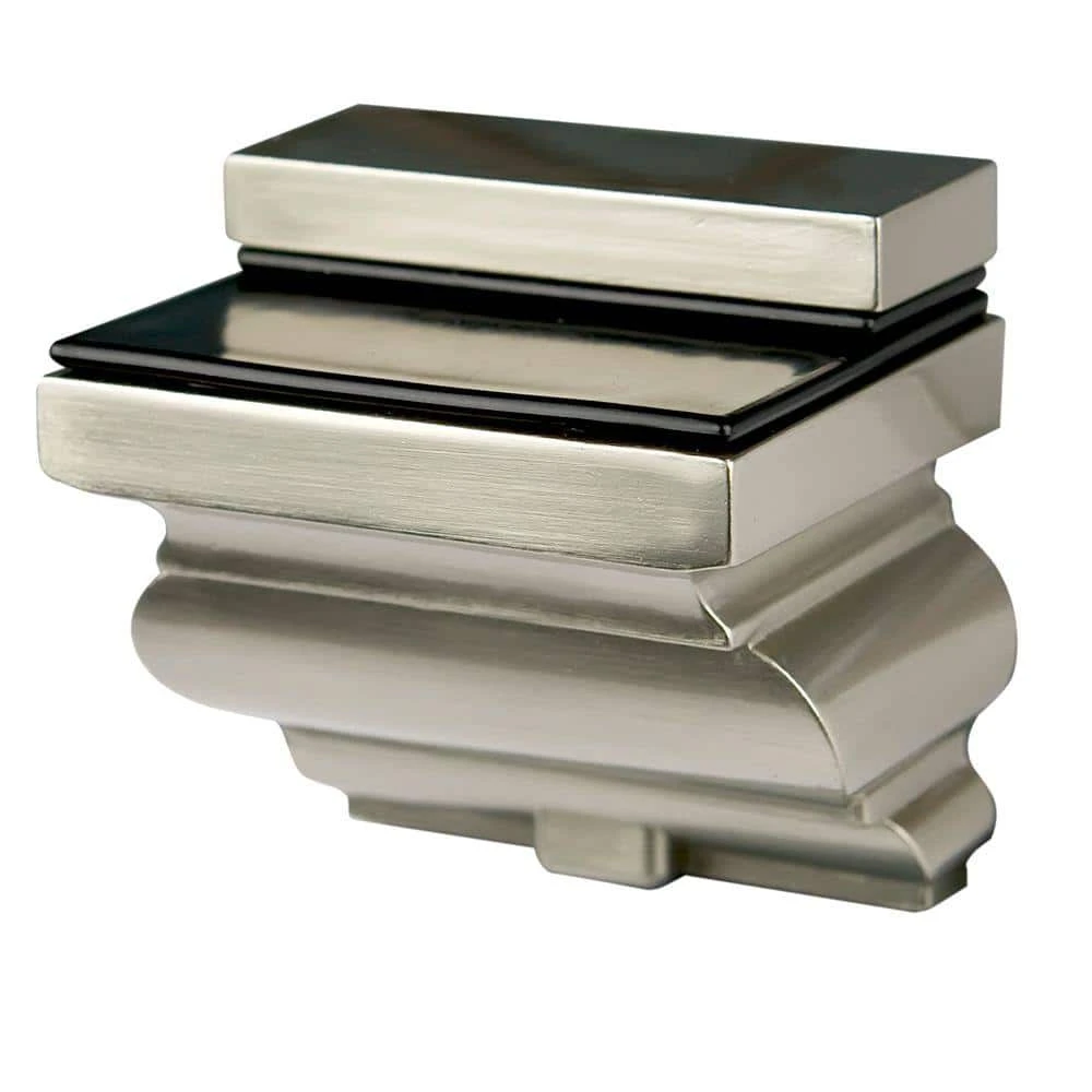 Home Decorators Collection 2.75 in. H x 2.25 in. W x 2.75 in. DTitanium Crown Bracket 3 Home Decorators Collection 2.75 in. H x 2.25 in. W x 2.75 in. DTitanium Crown Bracket