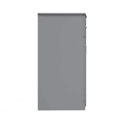 Home Decorators Collection Hawthorne Assembled 13 in. W x 44-13/16 in. H x 22 in. D Bath Mid Auxiliary Cabinet in Twilight Gray -Flora Home Decorators Soldes twilight gray home decorators collection assembled kitchen cabinets 30668 4f 1000