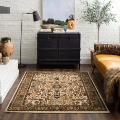 Home Decorators Collection Mariah Vanilla 4 ft. x 6 ft. Area Rug -Flora Home Decorators Soldes vanilla home decorators collection area rugs 670382 e1 1000