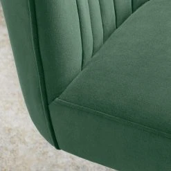 Home Decorators Collection Azria Verdite Green Velvet Office Chair with Brass Wheeled Base -Flora Home Decorators Soldes verdite green home decorators collection task chairs 123 a0 1000