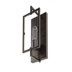 Home Decorators Collection Kenton 4.75 in. 1-Light Bronze Industrial Wall Mount Sconce Light -Flora Home Decorators Soldes vintage bronze home decorators collection wall sconces hb15016 310 77 1000