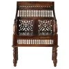 Home Decorators Collection Maharaja Walnut Wood Hand-Carved Arm Chair -Flora Home Decorators Soldes walnut home decorators collection accent chairs 0105900950 64 1000