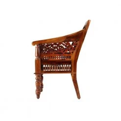 Home Decorators Collection Maharaja Walnut Wood Hand-Carved Arm Chair -Flora Home Decorators Soldes walnut home decorators collection accent chairs 0105900950 c3 1000