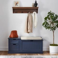 Home Decorators Collection 8 in. H x 36 in. W x 8 in. D Walnut Wood Floating Decorative Wall Shelf with Hooks 9 Home Decorators Collection 8 in. H x 36 in. W x 8 in. D Walnut Wood Floating Decorative Wall Shelf with Hooks -Flora Home Decorators Soldes walnut home decorators collection decorative shelving sk19442b 40 1000