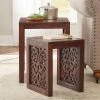 Home Decorators Collection Maharaja Walnut 2-Piece Nesting End Table
