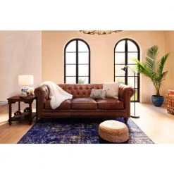 Home Decorators Collection Glenmore Square Walnut Finish Wood End Table with Detailed Legs (22 in. W x 24 in. H) -Flora Home Decorators Soldes walnut home decorators collection end side tables cac 108 lt lw 66 1000