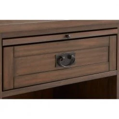 Home Decorators Collection Abrams 1 Drawer Walnut Finish Nightstand (24 in W. X 25.98 in H.) -Flora Home Decorators Soldes walnut home decorators collection nightstands 13964 4f 1000