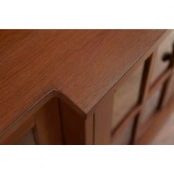 Home Decorators Collection Edenridge Walnut Finish Wood TV Stand with Glass Windowpane Doors (62 in. W x 24.38 in. H) -Flora Home Decorators Soldes walnut home decorators collection sideboards buffet tables 03304 a0 1000