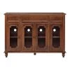 Home Decorators Collection Harriston Walnut Solid Wood Glass Door Buffet -Flora Home Decorators Soldes walnut home decorators collection sideboards buffet tables m22084h1 64 1000