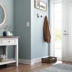 Home Decorators Collection 27 in. White and Satin Nickel Tri-Hook Rack -Flora Home Decorators Soldes white and satin nickel home decorators collection hooks r12844h wsn u a0 1000