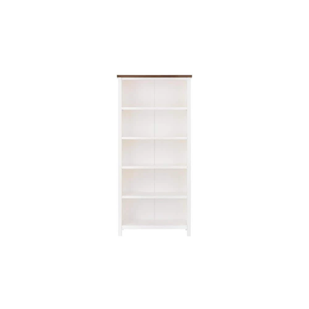 Home Decorators Collection 68.8 in. White/Haze Wood 5-shelf Standard Bookcase with Adjustable Shelves 3 Home Decorators Collection 68.8 in. White/Haze Wood 5-shelf Standard Bookcase with Adjustable Shelves