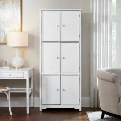 Home Decorators Collection Bradstone White 6 Door Storage Cabinet -Flora Home Decorators Soldes white home decorators collection accent cabinets js 3423 a 31 1000