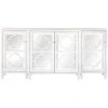 Home Decorators Collection Reflections White Mirrored Console Table