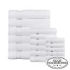 Home Decorators Collection Egyptian Cotton 18-Piece Bath Sheet Towel Set in White