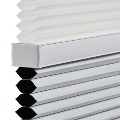 Home Decorators Collection Snow Drift/Shadow White Cordless Day and Night Blackout Cellular Shade - 35 in. W x 64 in. L -Flora Home Decorators Soldes white home decorators collection cellular shades 10793478795659 a0 1000