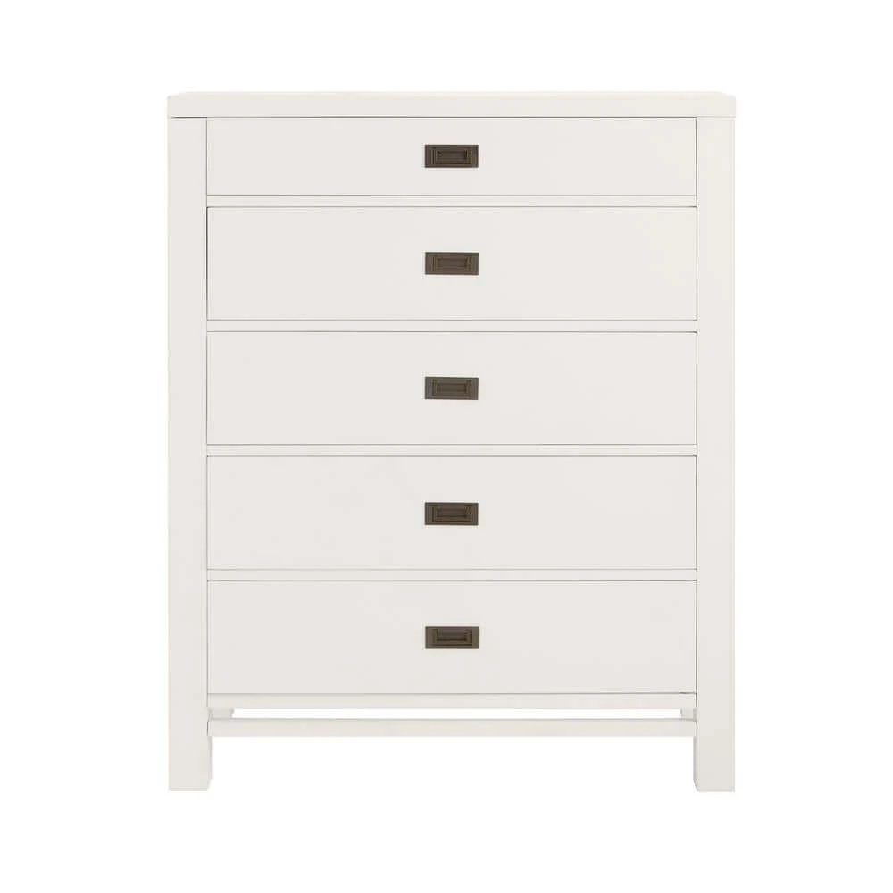Home Decorators Collection Calden Bright White 5-Drawer Chest of Drawers (49 in. H x 40 in. W x 20 in. D) 3 Home Decorators Collection Calden Bright White 5-Drawer Chest of Drawers (49 in. H x 40 in. W x 20 in. D)