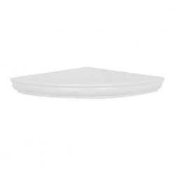 Home Decorators Collection 18 in. L x 18 in. W Profile White Corner Shelf