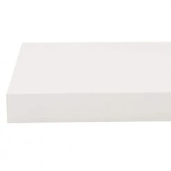 Home Decorators Collection 8 in. D x 36 in. L x 1-1/4 in. H White Slim Shelf -Flora Home Decorators Soldes white home decorators collection decorative shelving hdcsl36w e1 1000