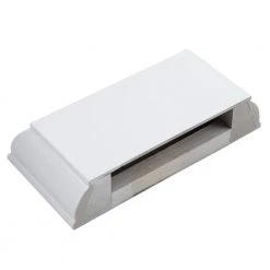 Home Decorators Collection 8 in. L x 1.75 in. H White Floating Ledge (2-Pack) -Flora Home Decorators Soldes white home decorators collection decorative shelving hdr2ledw 40 1000