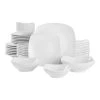 Home Decorators Collection 40-Piece Ceramic Soft Square Dinnerware Set in White (Service for 8) 2 Home Decorators Collection 40-Piece Ceramic Soft Square Dinnerware Set in White (Service for 8) -Flora Home Decorators Soldes white home decorators collection dinnerware sets 116724 40r 64 1000