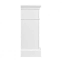 Home Decorators Collection Pinery 47.125 in. Freestanding Electric Fireplace TV Stand in White -Flora Home Decorators Soldes white home decorators collection freestanding electric fireplaces 1927fm 28 201 44 1000