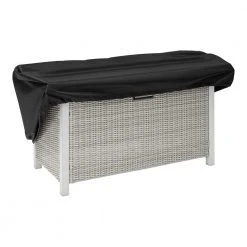 Home Decorators Collection Anaheim 49 in. x 25.5 in. Square Aluminum and Stainless Steel White Gas Fire Pit with Concrete-Look Tile Top -Flora Home Decorators Soldes white home decorators collection gas fire pits 2388fp 4 1d 1000