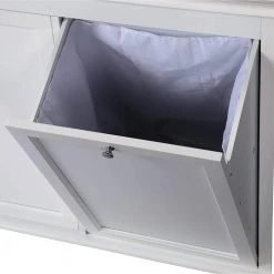 Home Decorators Collection Hampton Harbor 35 in. Double Tilt-Out Hamper in White -Flora Home Decorators Soldes white home decorators collection hampers bf 20938 wh 66 1000