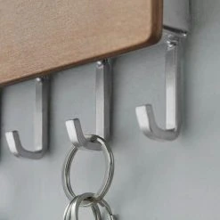 Home Decorators Collection 7 in. Hook Rack with Storage and 5 Satin Nickel Hooks 10 Home Decorators Collection 7 in. Hook Rack with Storage and 5 Satin Nickel Hooks -Flora Home Decorators Soldes white home decorators collection hooks 64541 1f 1000
