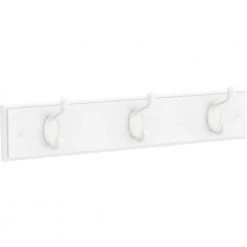Home Decorators Collection 18 in. L White Hook Rail