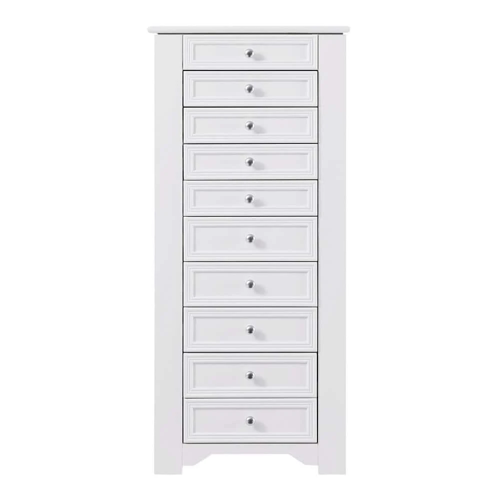 Home Decorators Collection Bradstone White Jewelry Armoire 3 Home Decorators Collection Bradstone White Jewelry Armoire