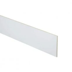 Home Decorators Collection Vesper White Shaker Assembled Plywood Stock Matching Kitchen Cabinet Toe Kick 96 in. x 4.5 in. x 0.125 in.