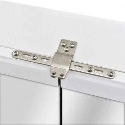 Home Decorators Collection 30 in. W x 29 in. H Fog Free Framed Surface-Mount Tri-View Bathroom Medicine Cabinet in White with Mirror 14 Home Decorators Collection 30 in. W x 29 in. H Fog Free Framed Surface-Mount Tri-View Bathroom Medicine Cabinet in White with Mirror -Flora Home Decorators Soldes white home decorators collection medicine cabinets with mirrors 45393 c3 1000