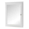 Home Decorators Collection 20-3/4 in. W x 25-3/4 in. H Fog Free Framed Recessed or Surface-Mount Bathroom Medicine Cabinet in White with Mirror -Flora Home Decorators Soldes white home decorators collection medicine cabinets with mirrors 45409 64 1000