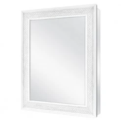 Home Decorators Collection 24 in. x 30 in. Fog Free Recessed or Surface Mount Herringbone Medicine Cabinet with Mirror 14 Home Decorators Collection 24 in. x 30 in. Fog Free Recessed or Surface Mount Herringbone Medicine Cabinet with Mirror -Flora Home Decorators Soldes white home decorators collection medicine cabinets with mirrors 83011 40 1000