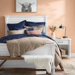 Home Decorators Collection Bellmore 1-Drawer White Nightstand (32 in. W x 18.75 in. D x 30.5 H) -Flora Home Decorators Soldes white home decorators collection nightstands hd 001 ns wh 77 1000